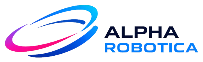 Logotipo de Alpha Robotics, integrador KEENON en España