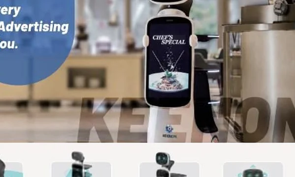 Robot camarero KEENON para servicio en sala y buffet