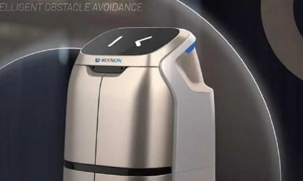 Robot KEENON de room service para entregas entre plantas